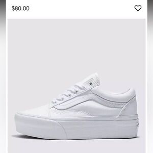 Vans Platform Old Skool Sneakers - White